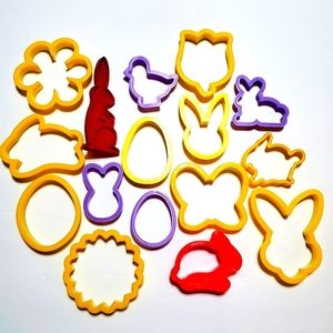 Easter Cookie Cutters Spring/Summer Theme 16pcs
